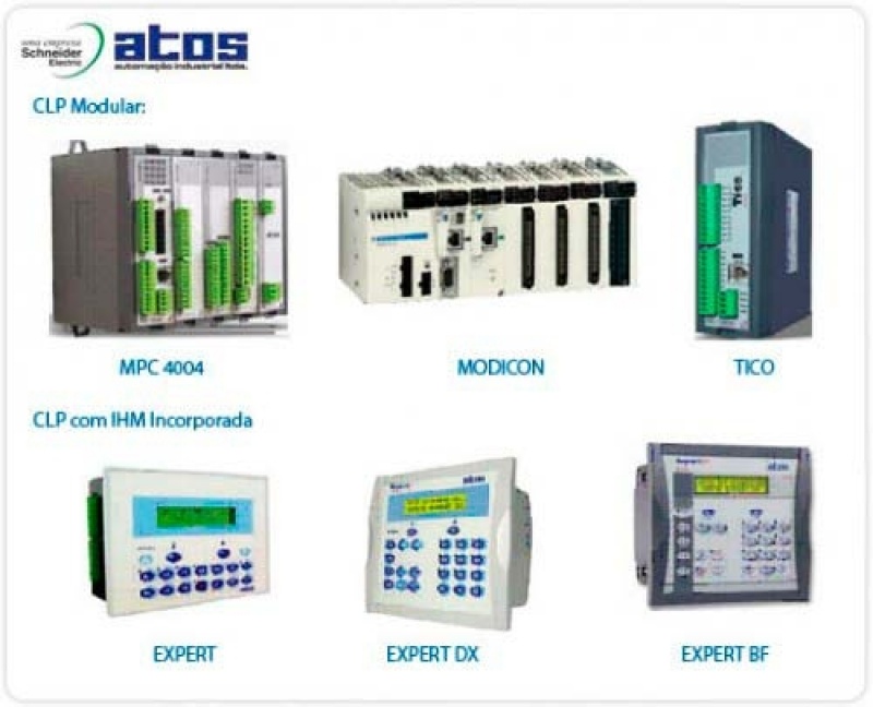 Painel Clp Atos Expert Preço Vargem Grande Paulista - Painel Clp Schneider Atos 4004