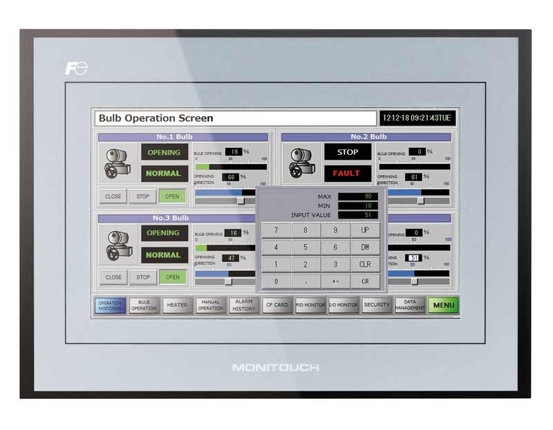 Programação de Painel Ihm Fuji Electric V815ix Santa Isabel - Painel Ihm Schneider Magelis Gtu